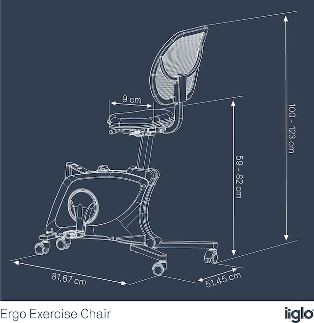 iiglo Motionscykelstol! iiglo Motionscykelstol!