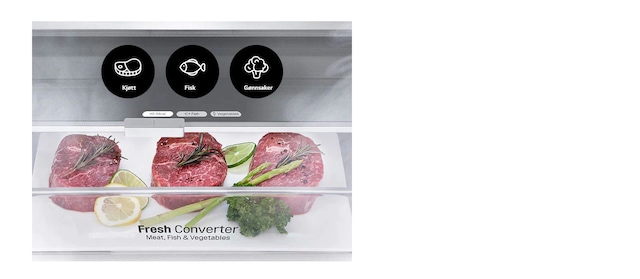 LG GBB72MCVGN Kombiskåp