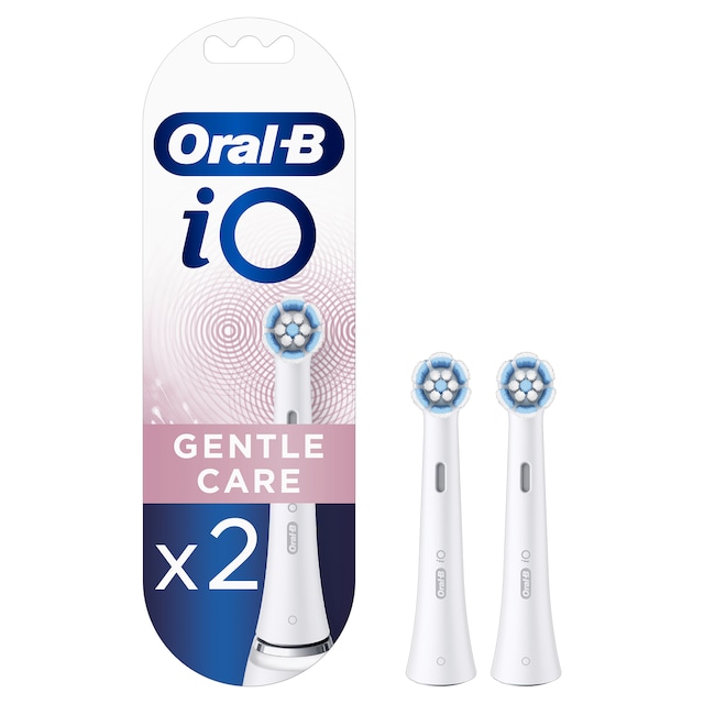 Oral-B iO Gentle Care tandborsthuvuden, vit Oral-B iO Gentle Care tandborsthuvuden, vit