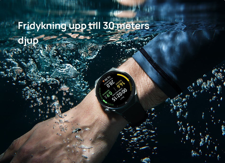 Huawei Watch GT 3 Pro 46mm GPS gratt lader Smartklocka KomplettForetag