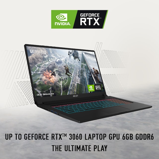 MSI Stealth 17M 17,3" FHD gaming laptop