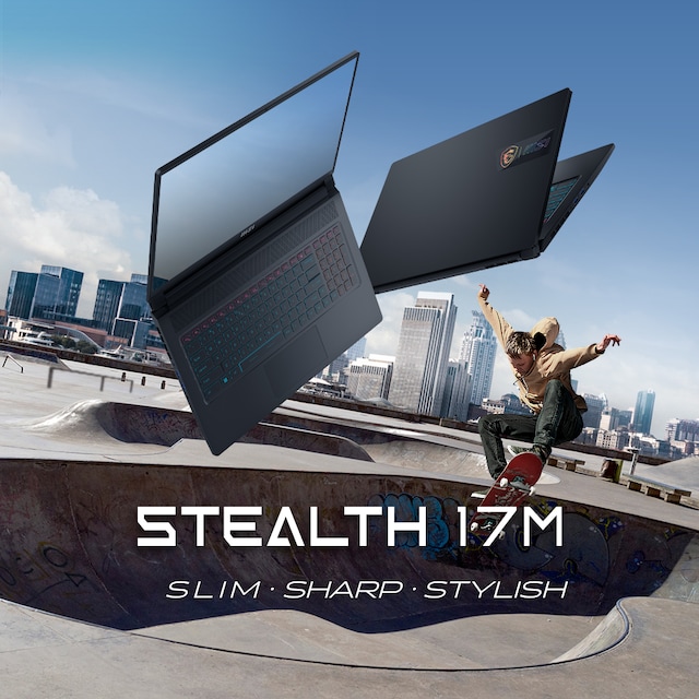 MSI Stealth 17M 17,3" FHD gaming laptop