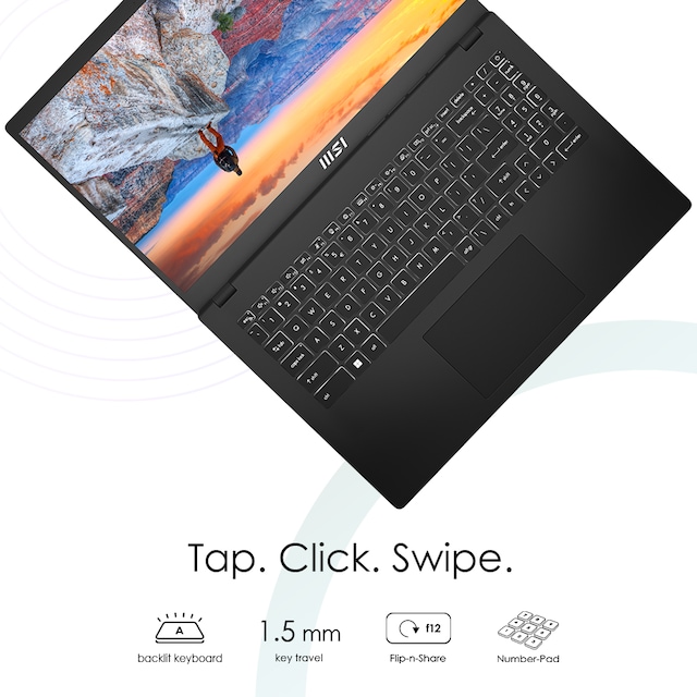 MSI Modern 15,6" FHD laptop