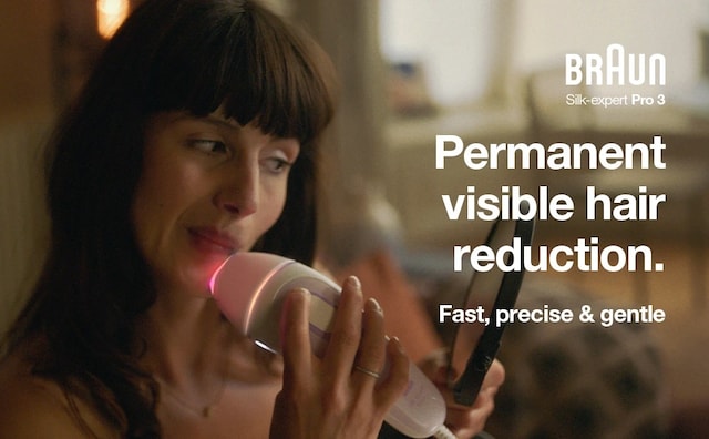 Permanent visible hair reduction Permanent visible hair reduction