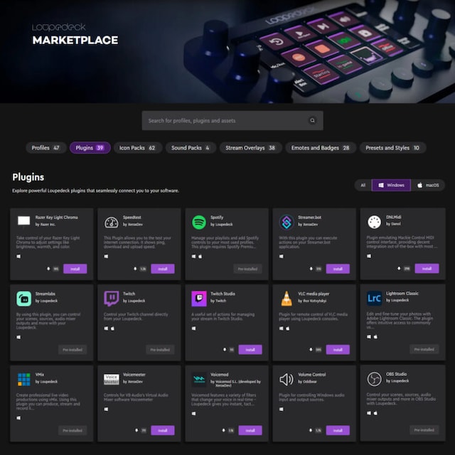 Loupedeck Marketplace Loupedeck Marketplace