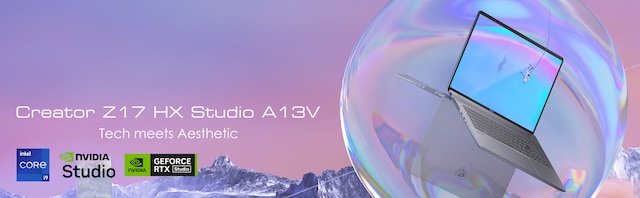 MSI Creator Z17 HX Studio 17" laptop