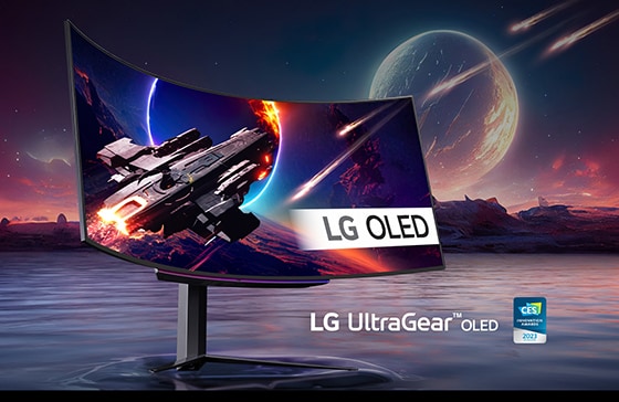 LG 45" UltraGear Curved gaming monitor 45GR95QE