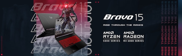 MSI Bravo 15,6" FHD 144 Hz gaming laptop
