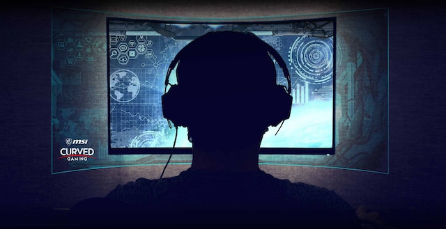 MSI 27" välvd gamingskärm G27C4 E2