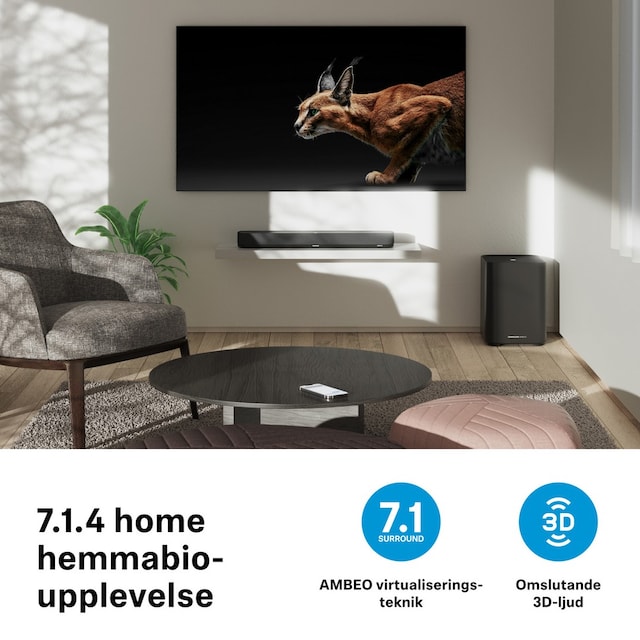 Sennheiser AMBEO Soundbar Mini Sennheiser AMBEO Soundbar Mini