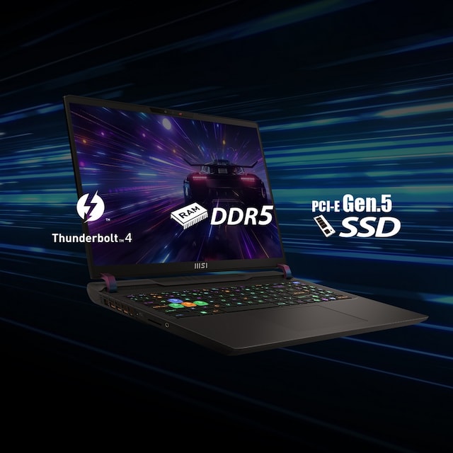 MSI Vector GP68HX 16" speldator