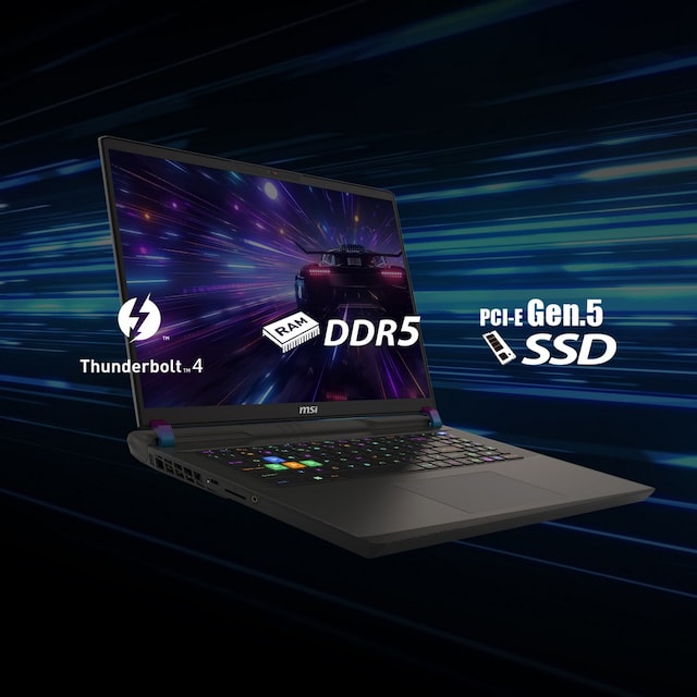 MSI Vector 17 HX 17" speldator MSI Vector 17 HX 17" speldator