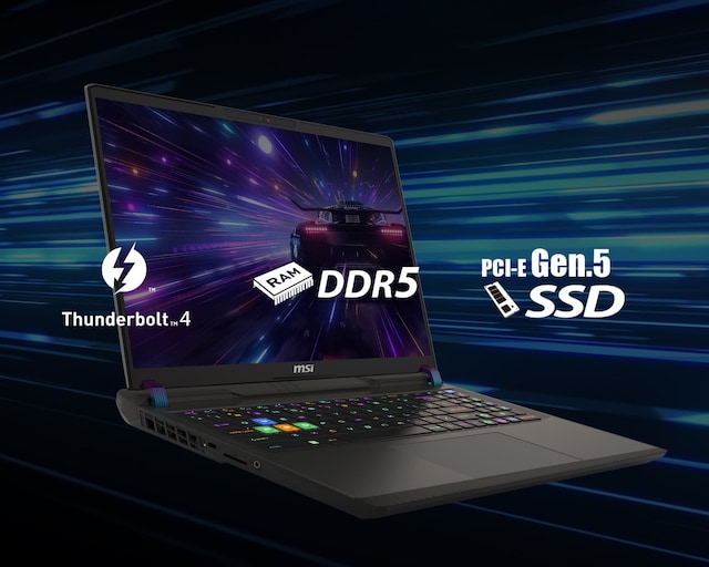 MSI Vector 16 HX 16" laptop MSI Vector 16 HX 16" laptop