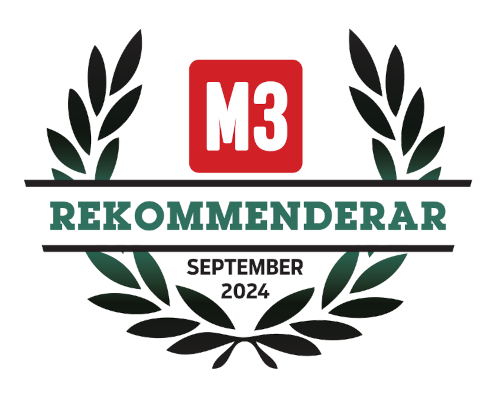 M3 rekommenderar