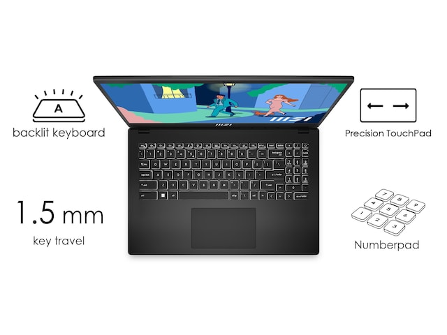 MSI Modern 15 B7M 15,6" laptop MSI Modern 15 B7M 15,6" laptop