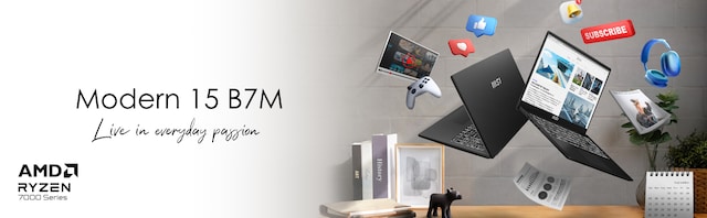 MSI Modern 15 B7M 15,6" laptop MSI Modern 15 B7M 15,6" laptop