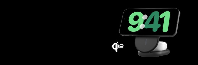 Fast charge with the latest Qi2 technology. Fast charge with the latest Qi2 technology.