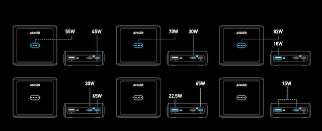 Two-port charging Two-port charging